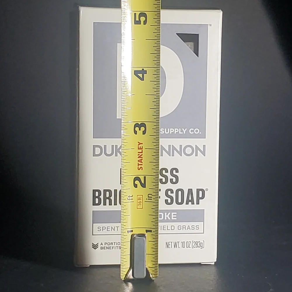 DUKE CANNON Big Brick of Bar Soap GUNSMOKE + Spent Shells + Field Grass 10oz Bar